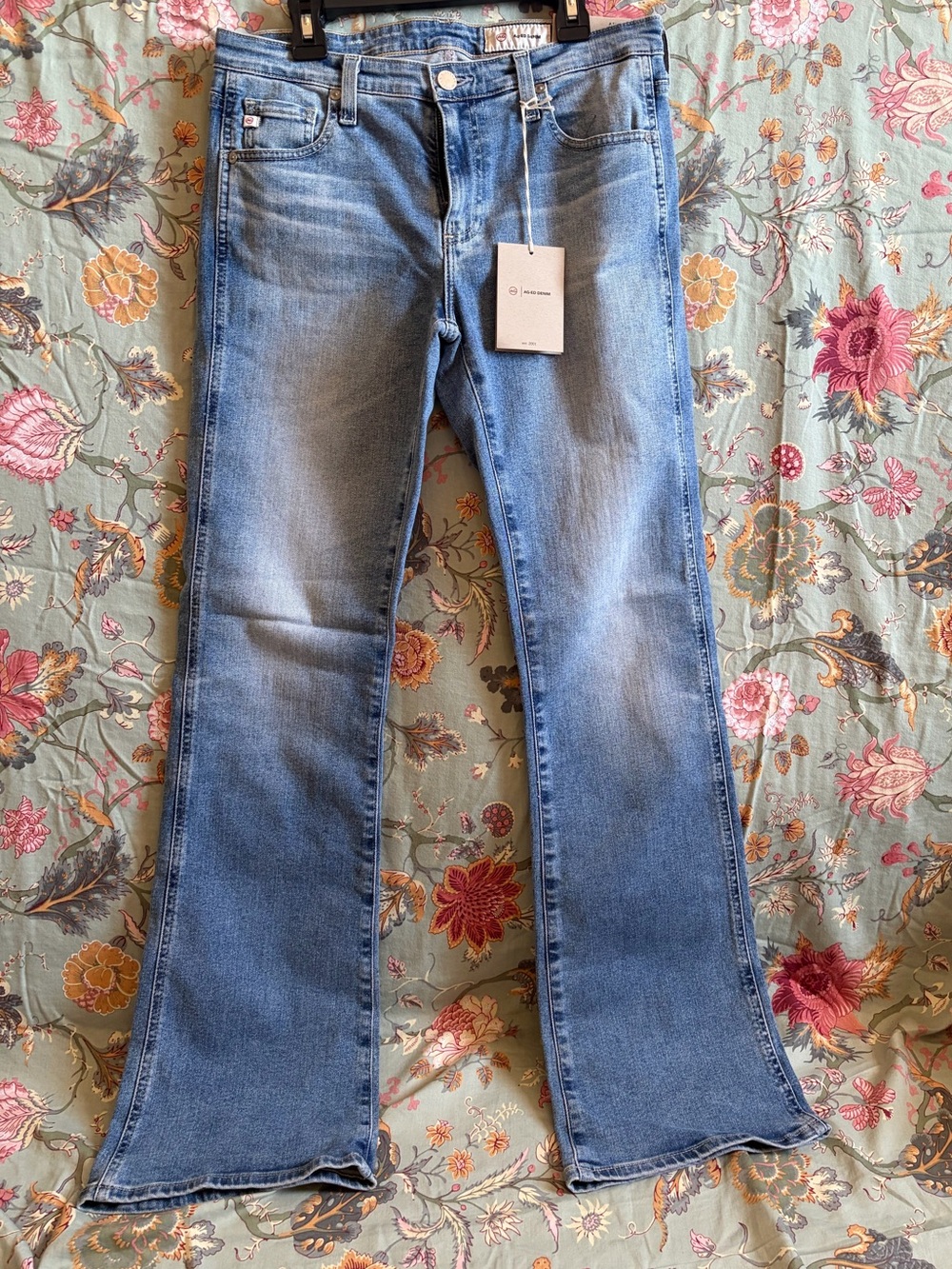 AG Angel low rise bootcut jeans